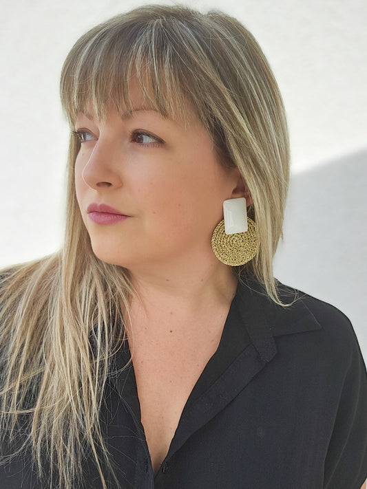 Boucle mailles dorées