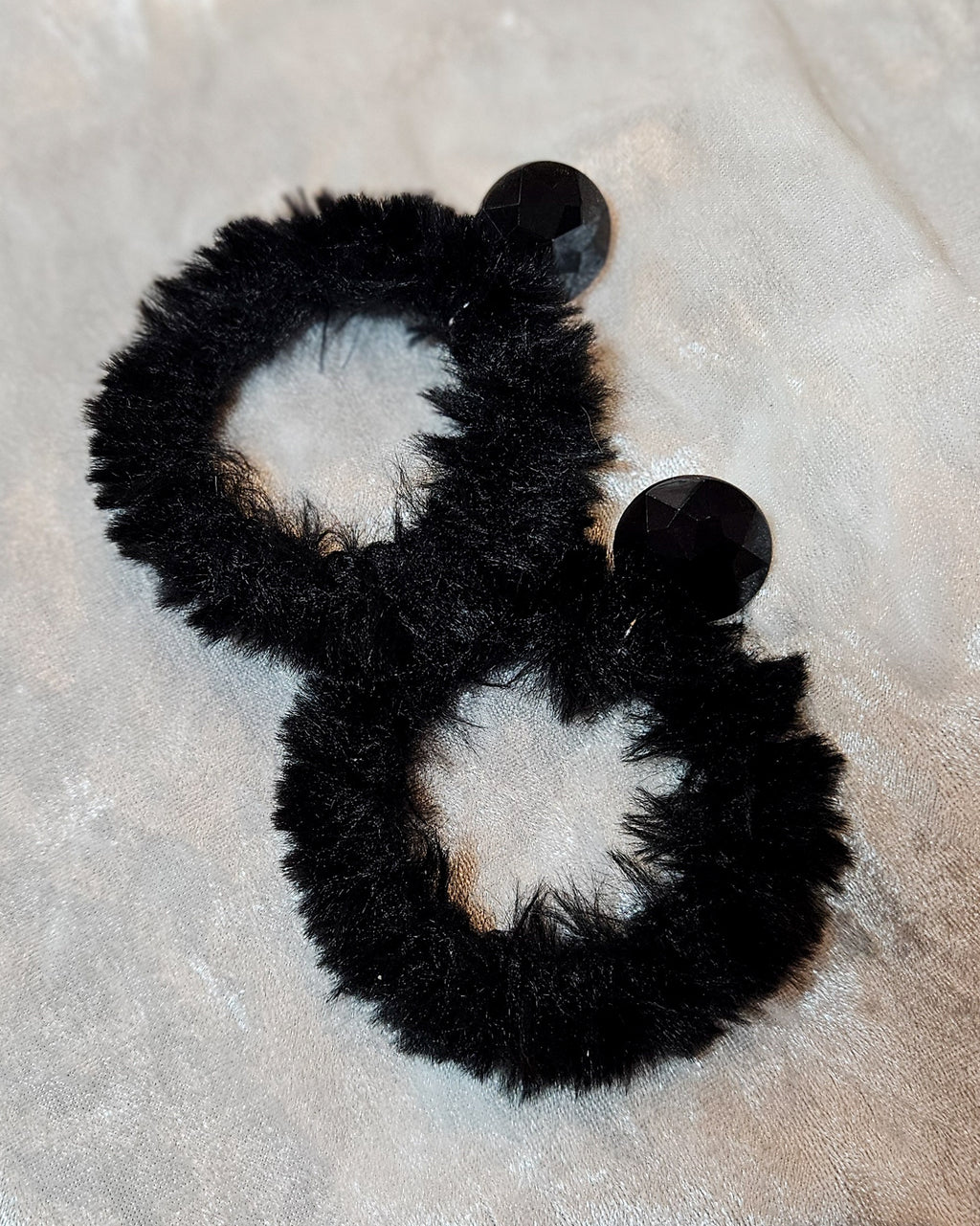 Créole féline noire 5cm