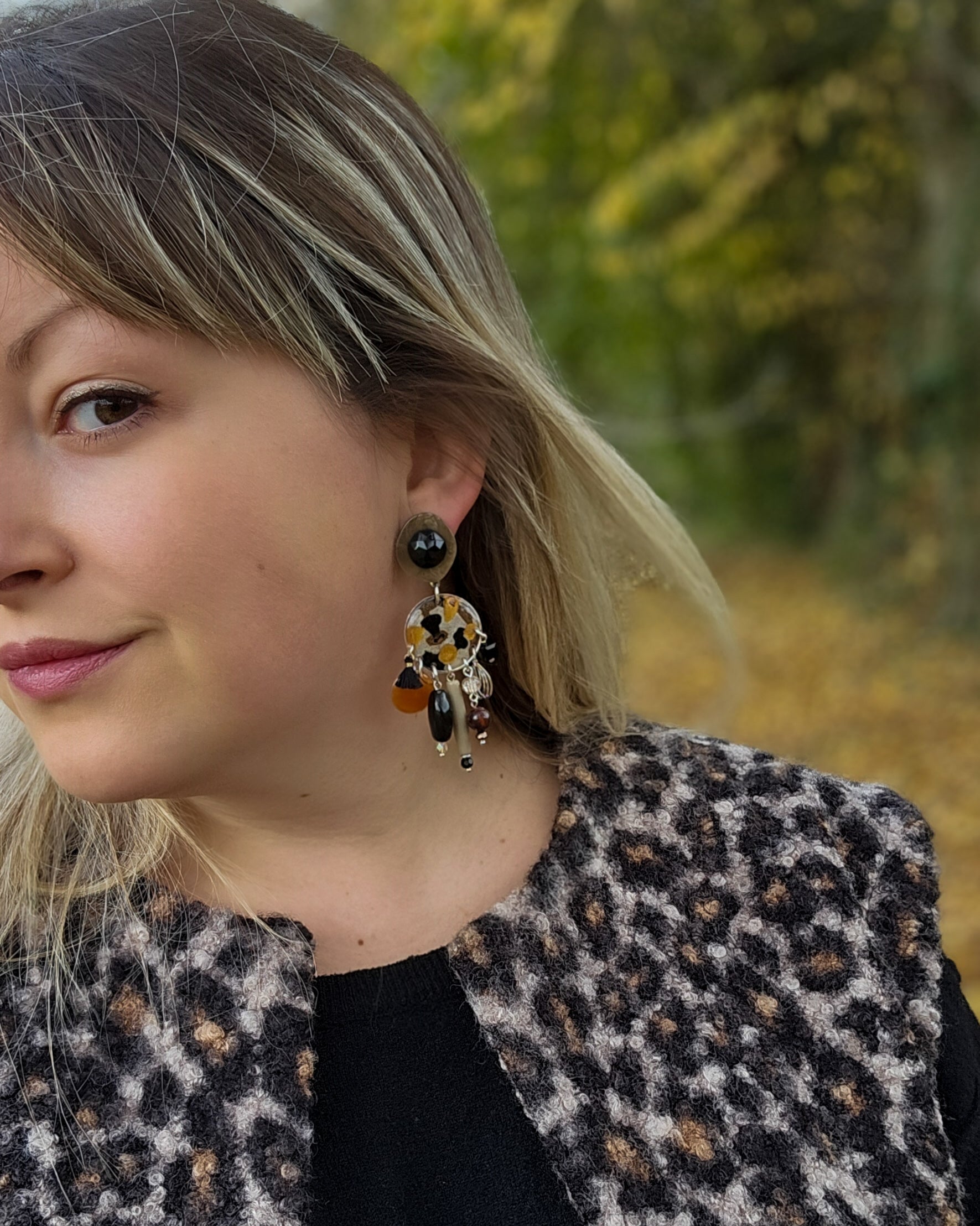 Boucle moyenne tricolore