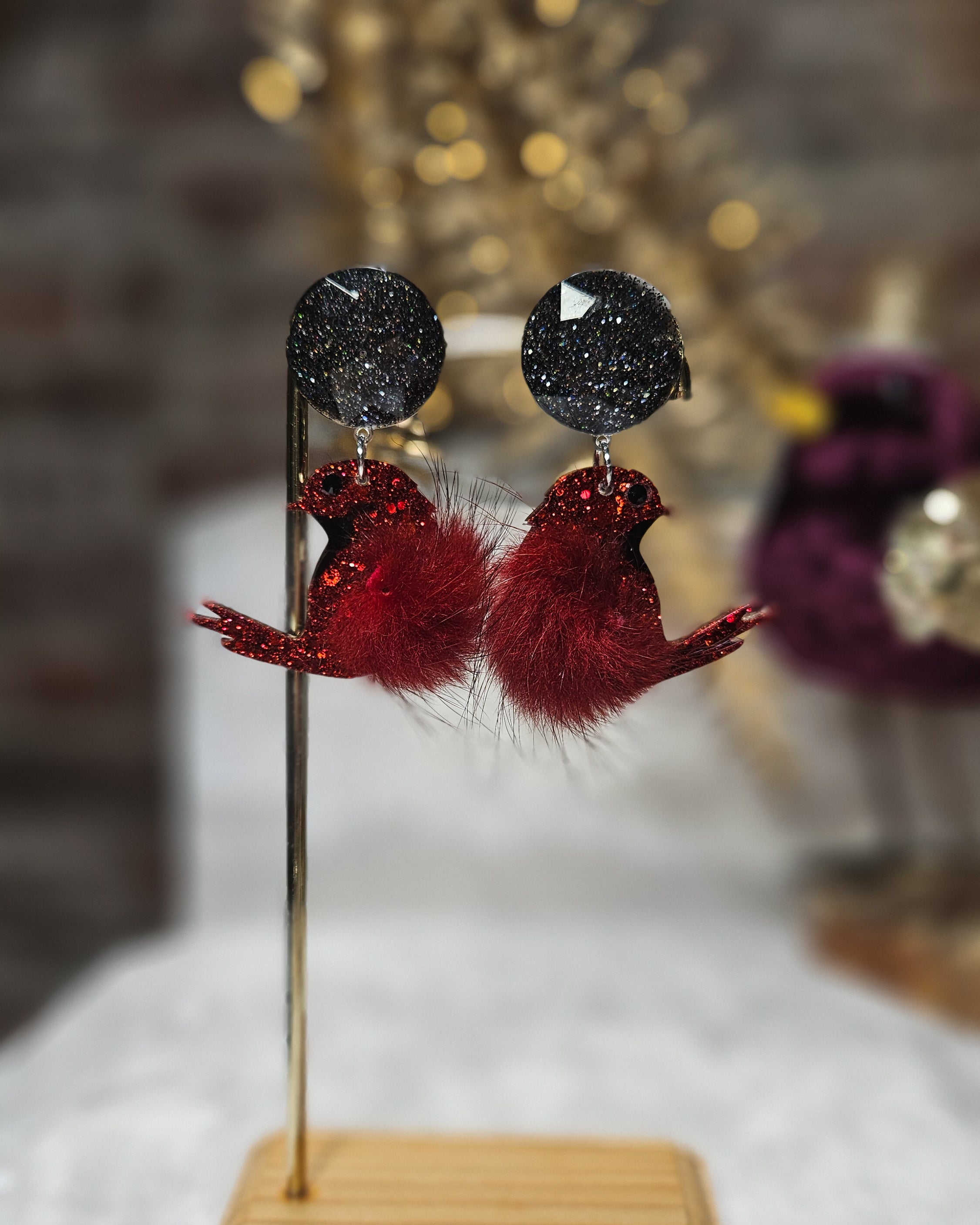 Boucle oiseau cardinal