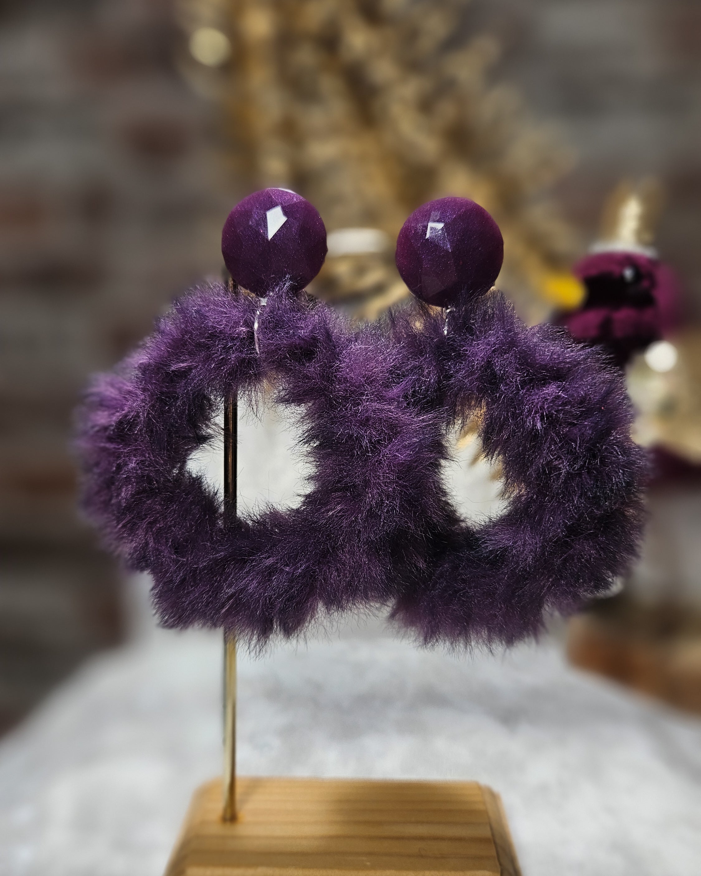 Créole féline prune 5cm