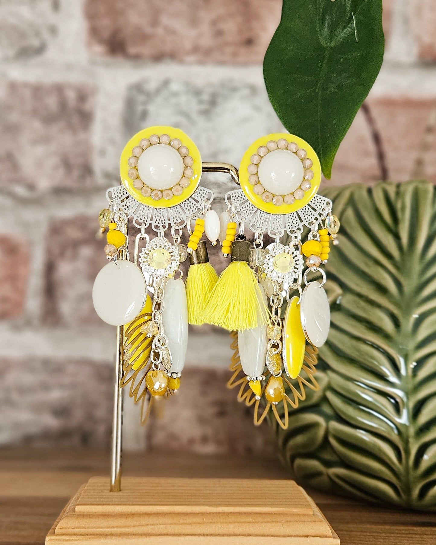 Boucle jaune soleil