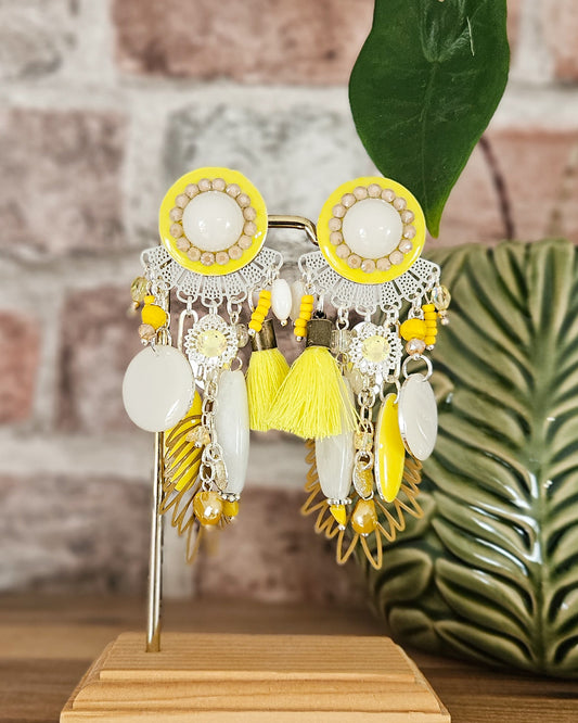 Boucle jaune soleil