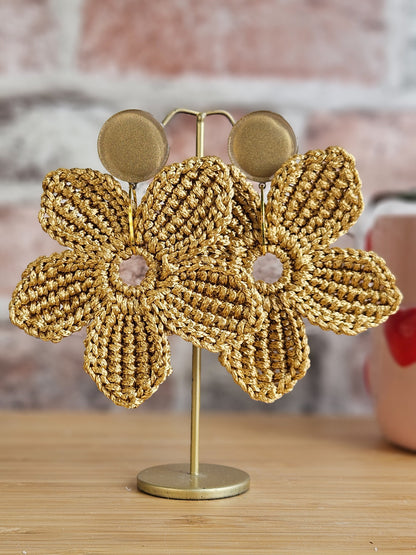 Boucle jasmin crochet doré