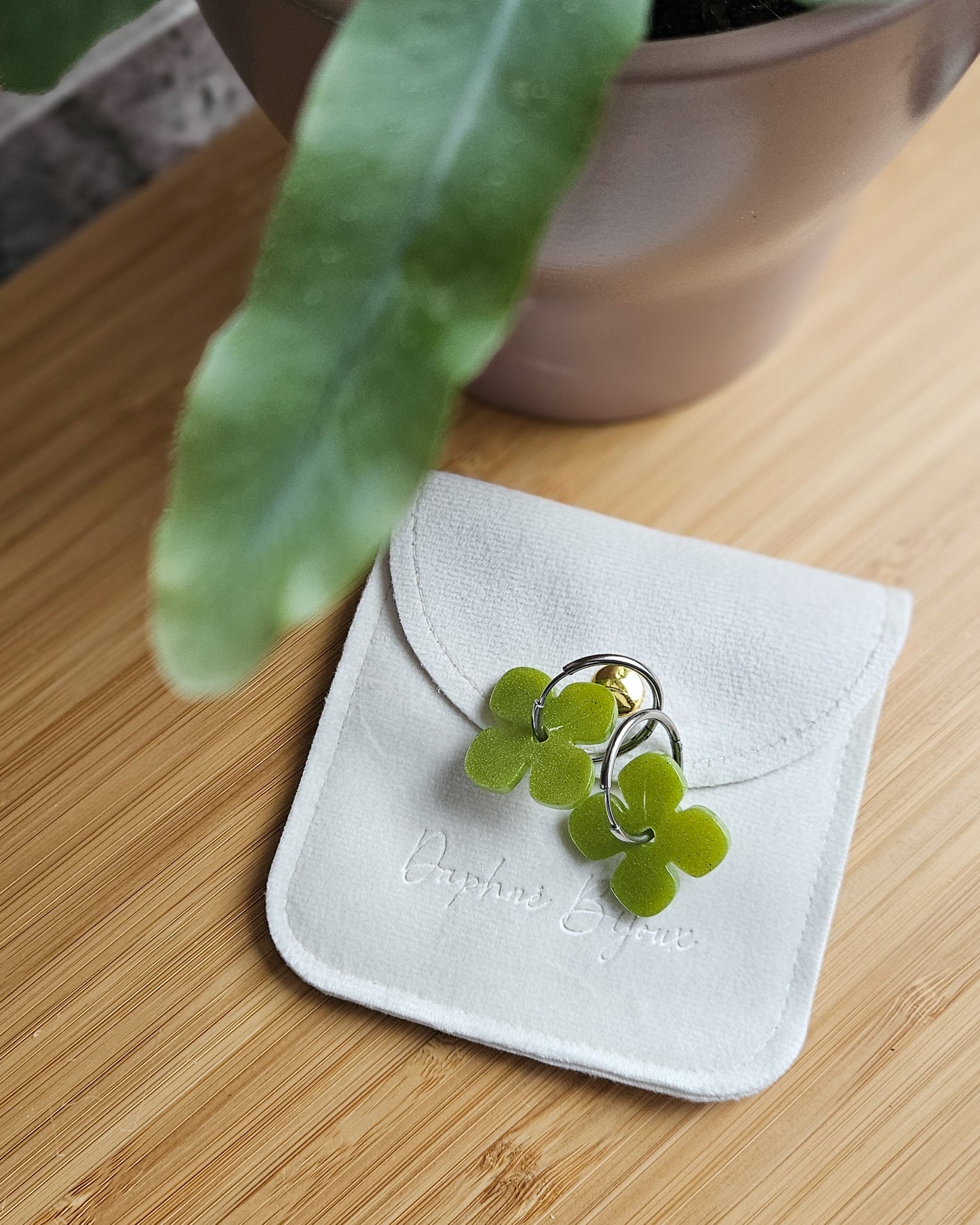 Mini créole trèfle vert
