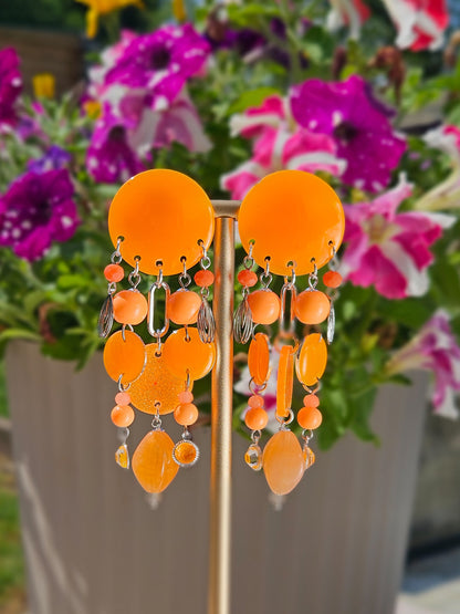 BO pluie de perles orange