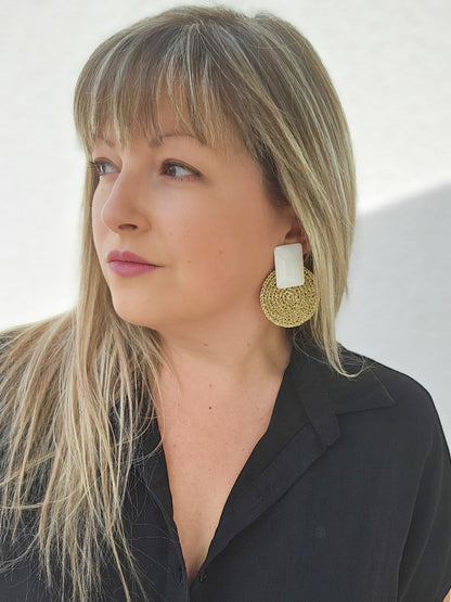 Boucle mailles dorées